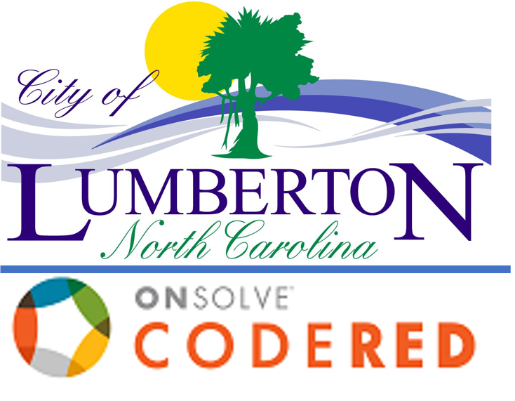 City of Lumberton COde Red combined logo